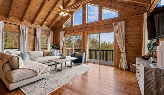 Pisgah Paradise Private Game Room Large Deck