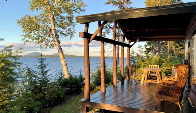 Private Waterfront Compound on Moosehead Lake - Lodge + 3 Cabins