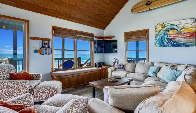 Right ON the OCEAN FRONT! AMAZING Ocean Vws! Pet Friendly!