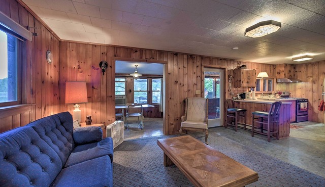 Riverfront Escape w/Dock: 19 Mi to Saratoga! in Lake Luzerne