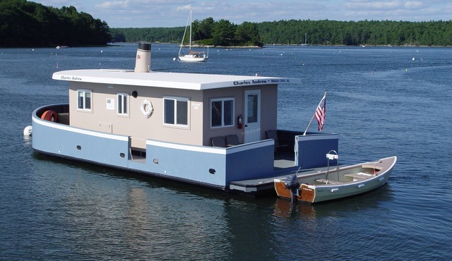Romance and Adventure on the High Seas! The Charles Andrew with Motorized Skiff