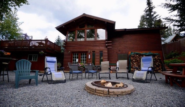 Russian River House is located on the Kenai River, Cooper Landing AK.