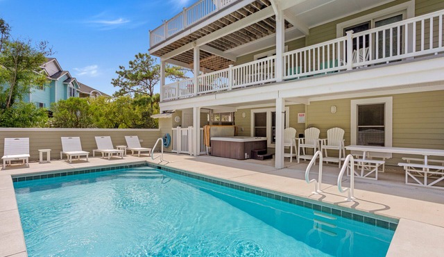 Sea The Light: 6BR w/Pool, Hot Tub, Walk Beach