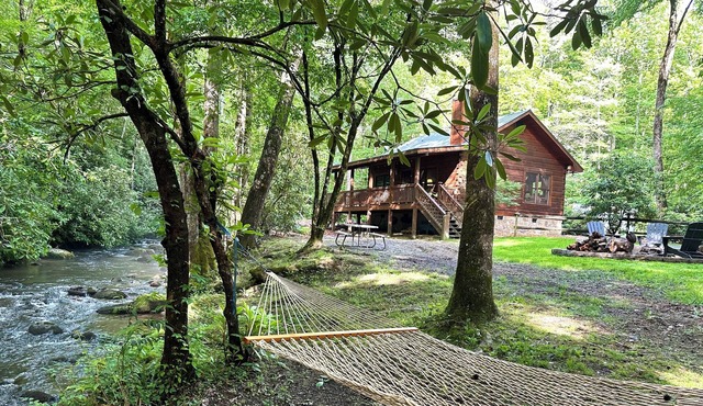 Secluded Creekside Cabin Fire Pit Trout Fishing Pet Friendly
