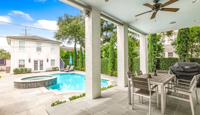 Spacious 4BR with Pool, Perfect for Big Families in New Orleans