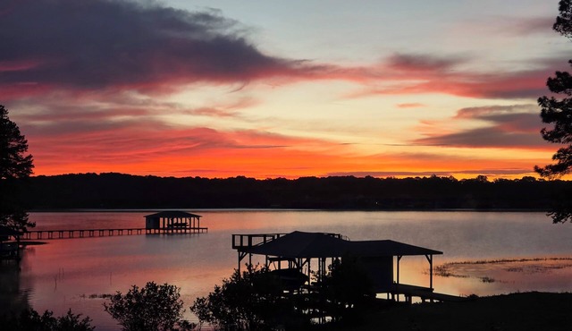 Spacious Lake Gaston Waterfront with Flat Lot, Great Views & Premier Host