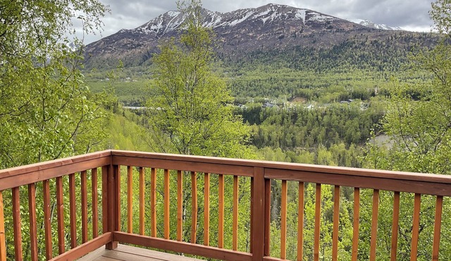 Spacious Private Home w/Mountain Views, 7 P Hot Tub, Lg Patio, Cozy Fireplace