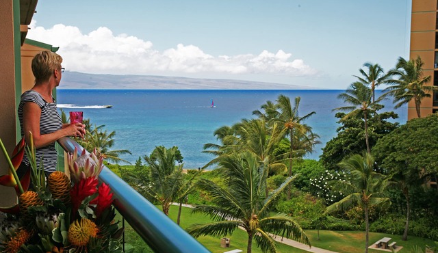 Spectacular Ocean View, Privacy, Sunsets & Whales from Lanai, Konea Tower #544