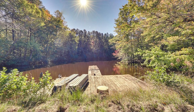 Spring Hope Getaway: Fish, Hike, Relax!