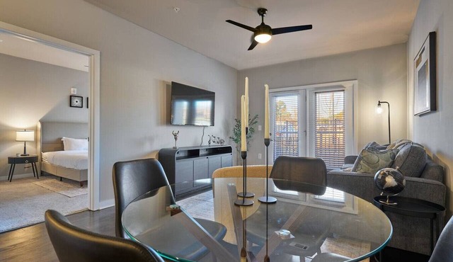 Stylish, Cozy 2BD Apt Near DT Clayton | Pool | Gym