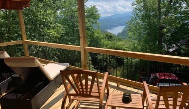 Views Over Lake Fontana | Sleeps 16