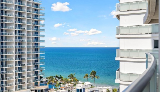 W Fort Lauderdale Corner Unit with Ocean View and Resort Access - 2BR 2BA