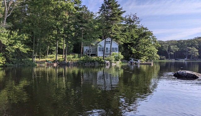 Waterfront home on beautiful Biscay Pond in Maine