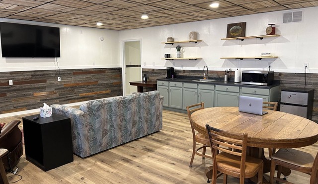 Welcome to a clean and comfortable apartment in historic Downtown Caldwell, Ks in Caldwell