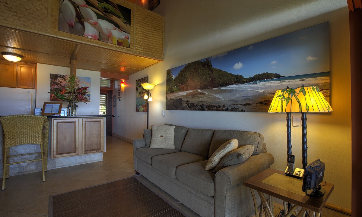 Hana Condo | Oceanview #206 at Hana Kai Maui - Lofted Studio, Upper floor, Great View!