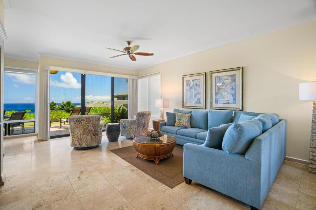 Napili Apartment | Kapalua Bay Villas Oceanfront 1 BR Sleeps 4 Villas Steps to Beach Complimentary Car with 6 Nights KBV-34G4 by KBM