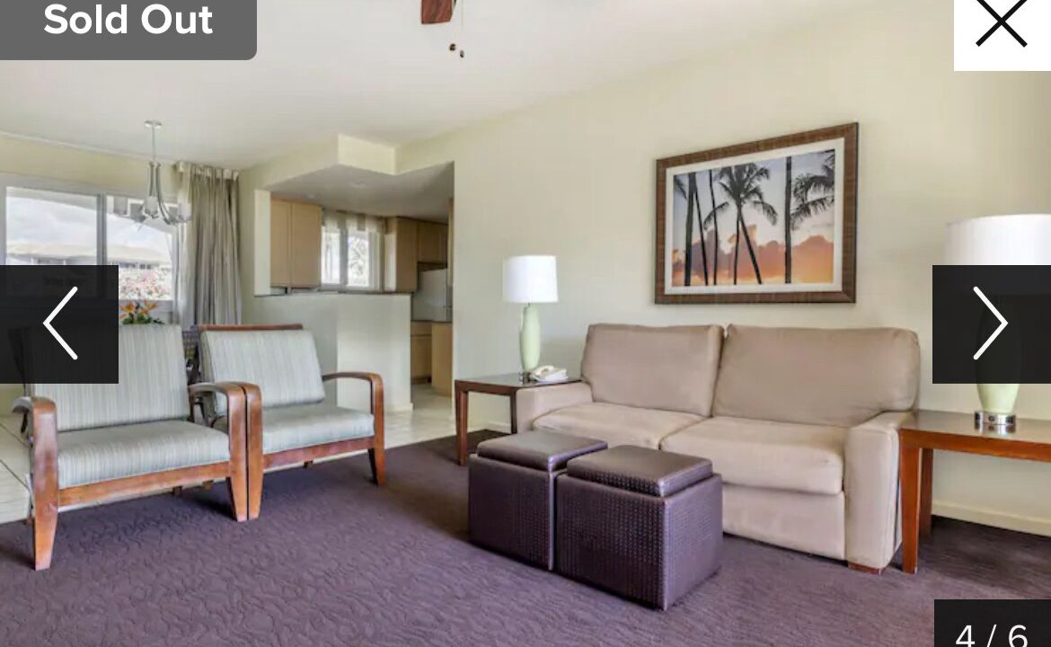 Photo of Livingroom in Poipu