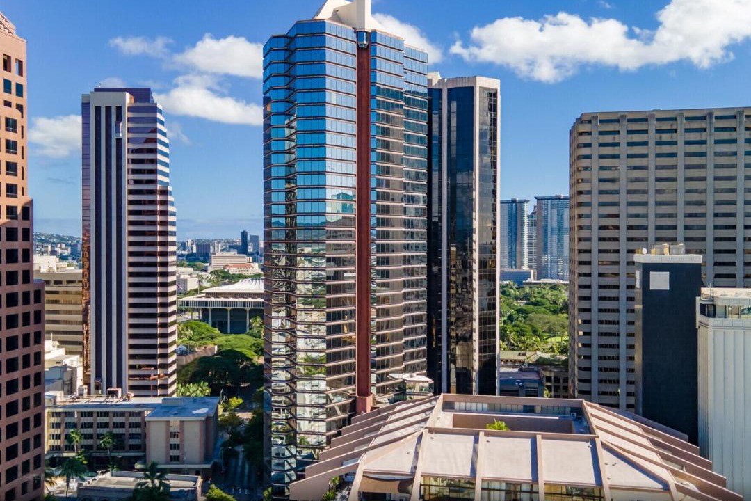 Photo of Buildings in Downtown Honolulu