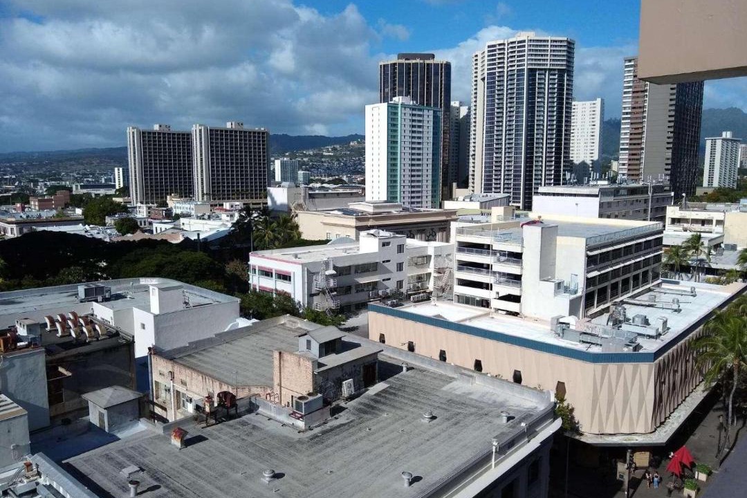 Photo of Buildings in Downtown Honolulu