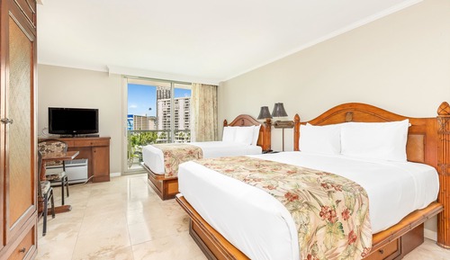 Suite, 1 Bedroom, Kitchen, Ocean View (Two Queen Beds)