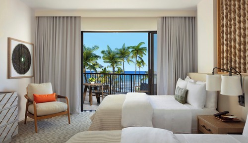 Room, 2 Queen Beds, Roll-in Shower, Oceanfront (Mobility/Hearing)