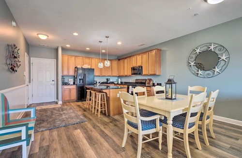 Ocean City Apartment | Balcony w/Inlet View: Dtwn Ocean City Condo