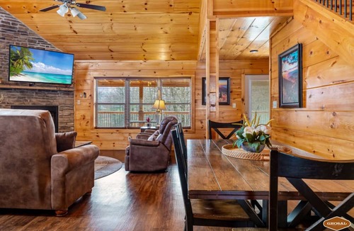 Gatlinburg - Pigeon Forge Cabin | Whispering Pines Retreat By Ghosal Luxury Lodging