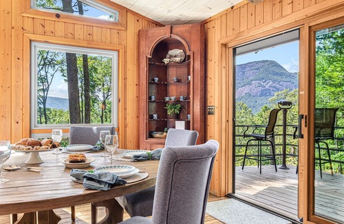 Cashiers House | Amazing Mt Views, Hot Tub, Trails, Fire Pit on 10 acres, 4 miles to Cashiers!
