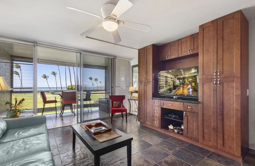 Kihei Condo | Leinaala Oceanfront #203 Panoramic Ocean View, Renovated, A/C, Great Rates!