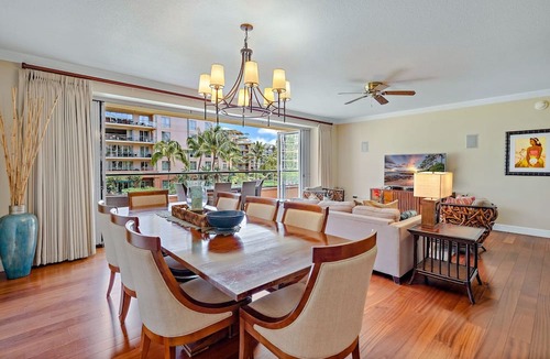 Honokowai Condo | Maui Resort Rentals: Honua Kai Konea 249, Spacious Interior Courtyard 3BR w/Partial Ocean Views