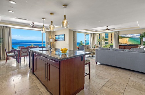 Honokowai Condo | Maui Resort Rentals: Honua Kai Konea 550 – 5th Floor Ocean Front Crown Jewel 3BR w/B.B.Q on Balcony