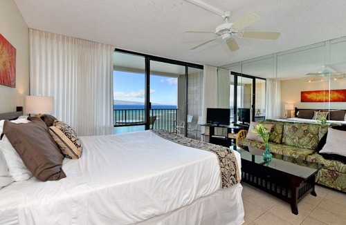 Kahana Condo | Sunshine + Rainbows = #1206 at Valley Isle with Direct Ocean Front Views!