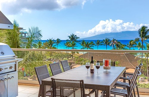 Honokowai Condo | Maui Resort Rentals: Honua Kai Konea 401 – Crown Jewel Oceanfront 2BR, Sweeping Ocean Views w/B.B.Q on Balcony