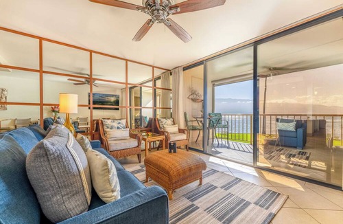 Maalaea Condo | Maui Stunning Prime Ocean Front View of the Bay and Haleakala! *Maalaea Kai 212*