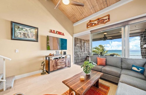 Honokowai Condo | OceanFront 2BD Whale Watching Retreat - Kulakane 307