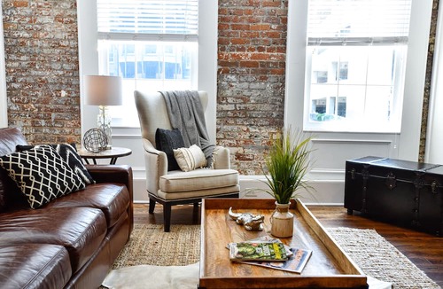 Central Business District Condo | Historic Charm Meets Modern Comfort: Condo in Historical Picayune Building