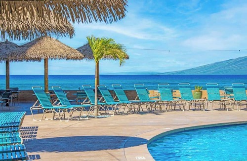 Kahana Condo | Oceanview 10th floor studio, AC, resort amenities, walk to shops and dining
