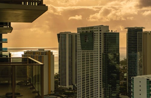 Ala Moana Condo | Newly Built at Sky Ala Moana 2 Bedroom! Great Oceanview! (SAW3508)
