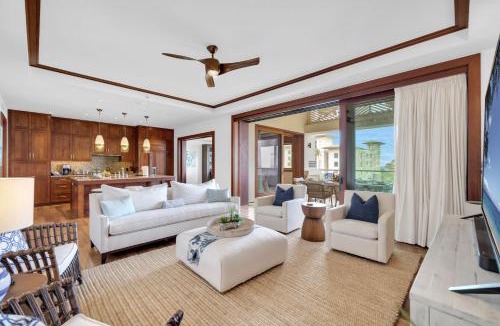 Montage Kapalua Bay Apartment | The Resort at Kapalua Bay Oceanfront 3 BR Sleeps 10 Luxury Resort Living Complimentary Car with 6 Nights MON-6302 by KBM