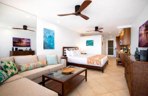 Napili Apartment | Napili Bay Oceanfront Studio Sleeps 2 Steps to Beach Complimentary Car with 6 Nights NAB-107 by KBM