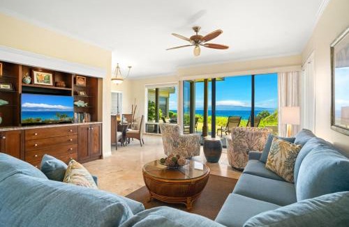 Napili Apartment | Kapalua Bay Villas Oceanfront 1 BR Sleeps 4 Villas Steps to Beach Complimentary Car with 6 Nights KBV-34G4 by KBM