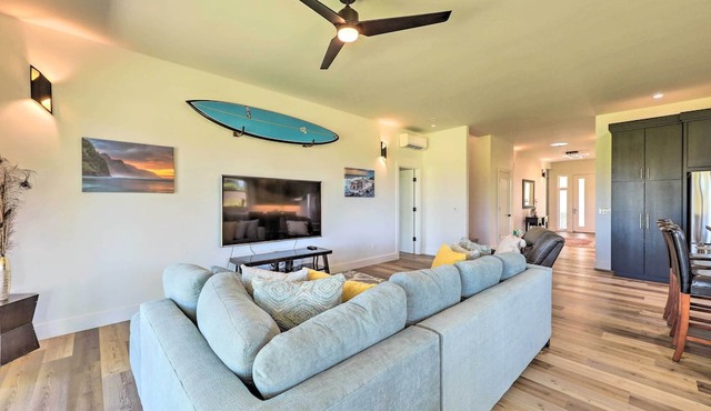 Spacious Kauai Getaway < 1 Mi to the Ocean!
