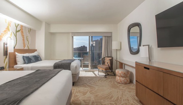 29th floor studio with two full size beds