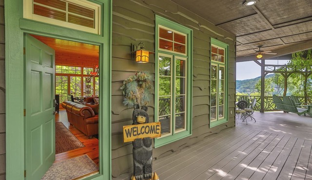 Tree top is a 5-star mountain home with majestic views and easy lake access!