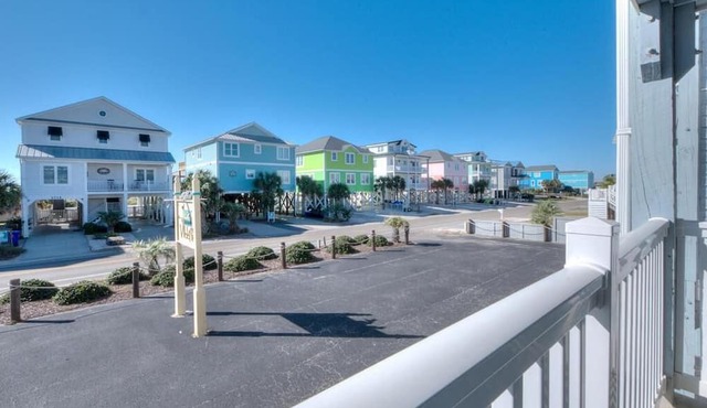Enjoy Ocean Views at WBV 103 A Stones Throw, a cozy 2BR condo in Oak Island.