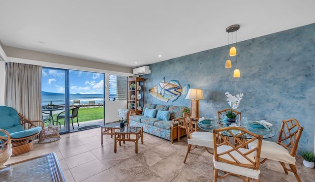 Oceanfront Ground Level 1BR Plantation Style