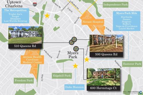 Comfortable and stylish condo near Myers Park
